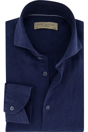 john miller Tailored fit overhemd linnen