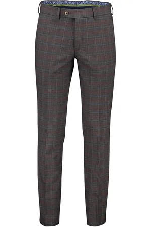 Meyer Bonn chino geruit perfect fit