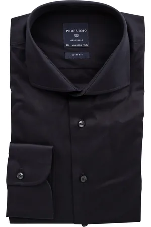 Profuomo Overhemd strijkvrij slim fit