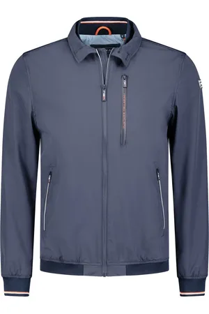 New Zealand Blauwe zomerjas Reed normale fit