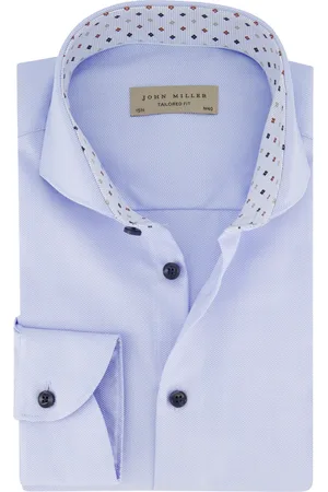 john miller Business overhemd Tailored Fit normale fit effen katoen