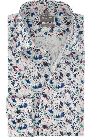 Olymp Casual overhemd Luxor Comfort Fit normale fit met print katoen