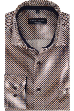 Casa Moda Overhemd Comfort Fit geprint