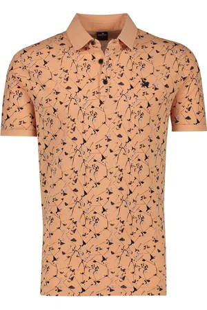 Vanguard Polo normale fit geprint katoen 3 knoops