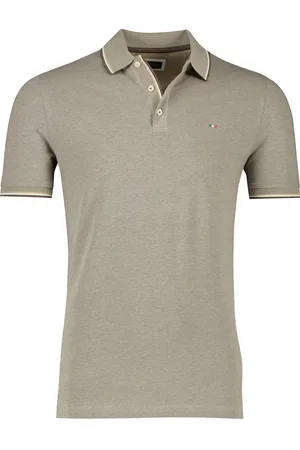 Portofino Katoenen polo normale fit gemêleerd