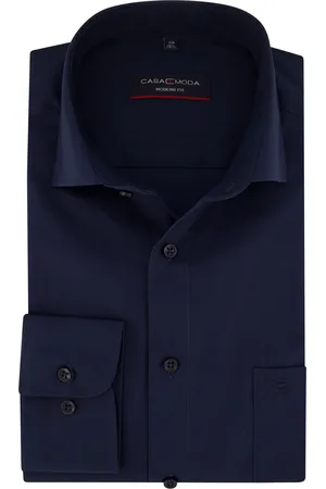 Casa Moda Zakelijk overhemd normale fit navy uni