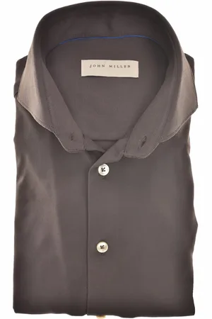 john miller Overhemd ml 7 Slim Fit hyperstretch effen