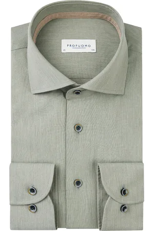 Profuomo Overhemd slim fit effen cutaway