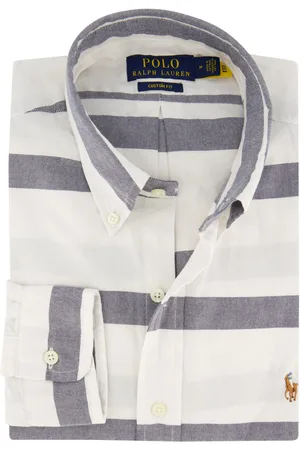 Ralph Lauren Casual overhemd normale fit gestreept katoen