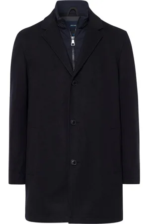 Pierre Cardin Winterjas effen rits + knoop normale fit