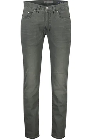 Pierre Cardin Jeans effen katoen-stretch Tapered Fit