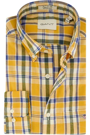 GANT Casual overhemd geruit katoen normale fit