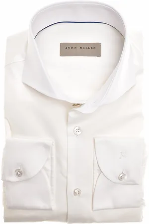 john miller Business overhemd Slim Fit slim fit effen