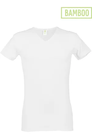 Alan Red Baltimora t-shirt effen bamboe