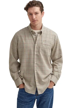 Barbour Casual overhemd geruit wijde fit