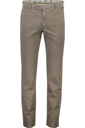Meyer Katoenen broek Tokyo slim fit effen