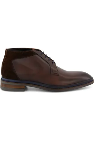 Giorgio Nette schoenen donkerbruin effen leer