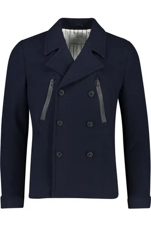 Cast Iron Cult classic coat navy