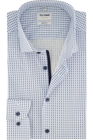 Olymp Overhemd print extra slanke fit