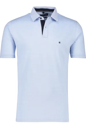 Casa Moda Polo effen katoen wijde fit