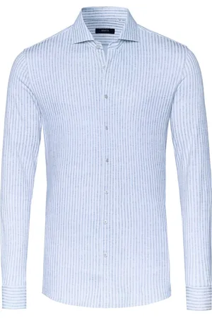 DESOTO Overhemd slim fit strepen katoen