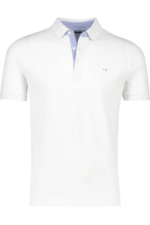 Portofino Polo 3-knoops korte mouw katoen