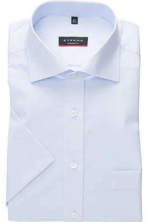 ETERNA Overhemd korte mouw modern fit katoen