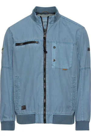 Camel Active Tussenjas effen rits + knoop wijde fit