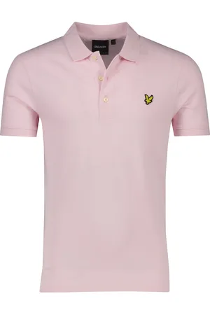 Lyle &amp; scott Polo slim fit lichtroze effen katoen