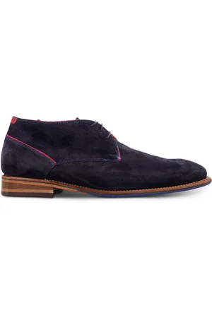 Floris van Bommel Suede schoenen blauw