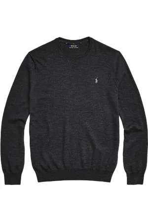 Ralph Lauren Trui ronde hals effen 100% wol Big&Tall