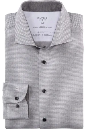 Olymp Geprint business overhemd Level Five extra slim fit