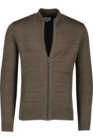 State of art Vest opstaande kraag katoen