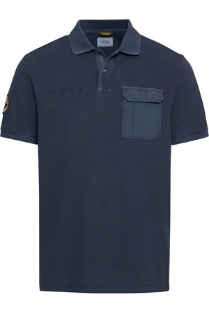 Camel Active Poloshirt borstzak wijde fit
