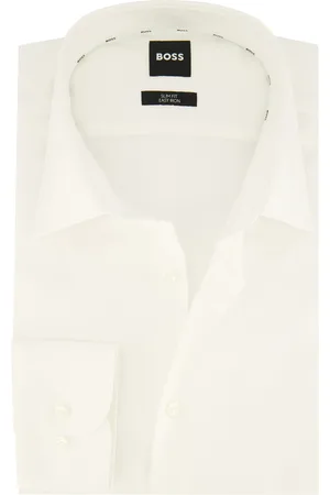 HUGO BOSS Boss H-HANK overhemd slim fit effen