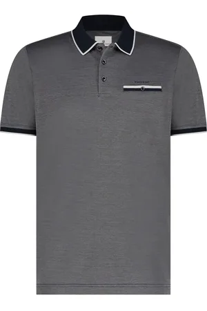 State of art Polo wijde fit effen katoen