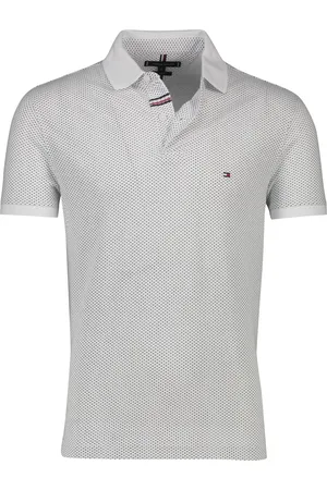 Tommy Hilfiger Big&Tall polo slim fit met zwart geprint