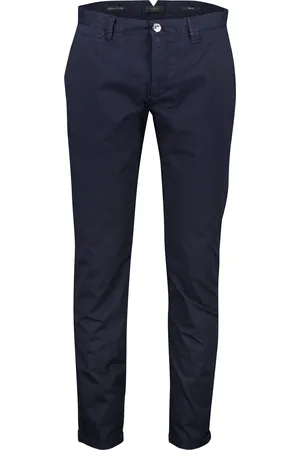 Alberto Katoenen Rob chino effen katoen slim fit