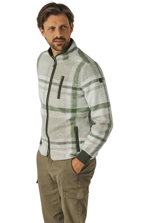 State of art Vest outdoor rits geruit polyester borstzak