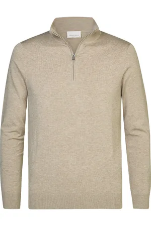 Profuomo Trui half zip met zijde