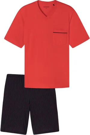 Schiesser Comfort Fit shortama donkerblauw