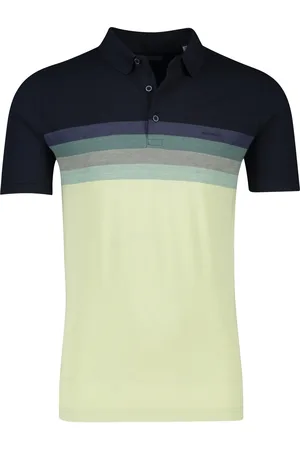 Pierre Cardin Poloshirt gestreept katoen