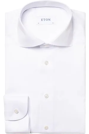Eton Overhemd contemporary fit signature twill katoen