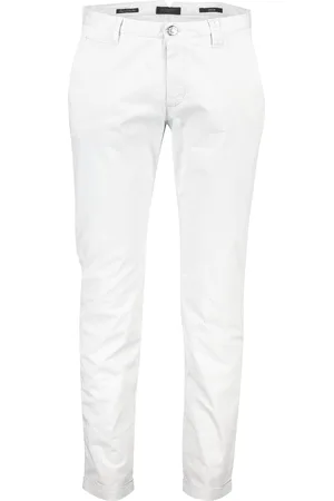 Alberto Katoenen chino Rob slim fit effen