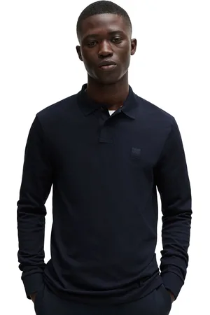 HUGO BOSS Slim fit BOSS polo katoen 2-knoops