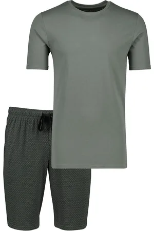 Schiesser Korte pyjama Fine Interlock geprint