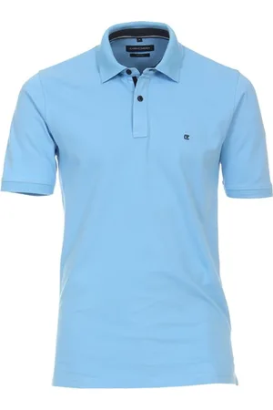 Casa Moda Polo normale fit effen katoen korte mouw