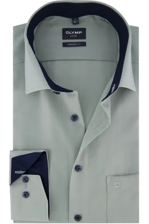 Olymp Overhemd Modern Fit wide spread boord