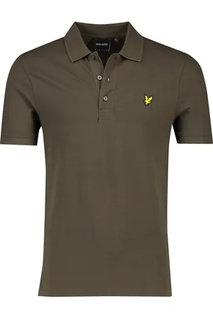 Lyle &amp; scott Polo slim fit effen katoen 3 knoops