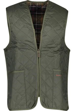 Barbour Bodywarmer Olive quilt inritsbaar